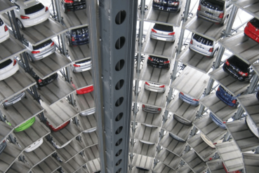 Parking de stationnement dans une tour