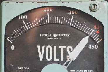 Compteur électrique mesurant le l'électricité en Volts